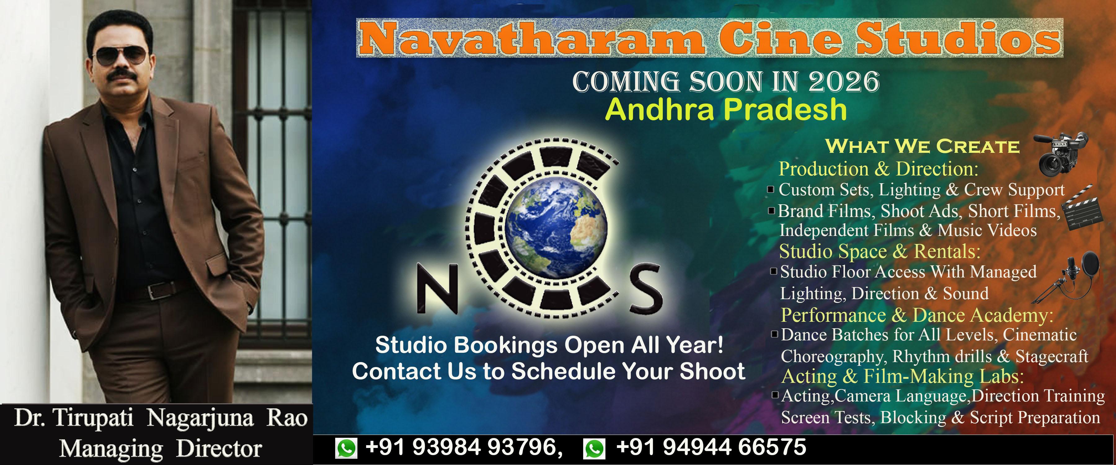 Navatharam Cine Studios official banner